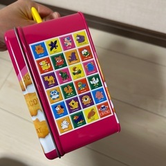 たべっ子どうぶつ 缶 持ち手付き缶 ギンビス たべっこどうぶつ トランクの画像