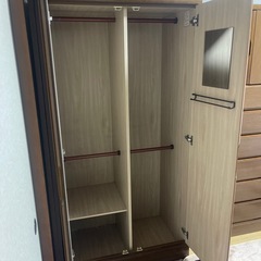 木製タンス ブラウンの画像