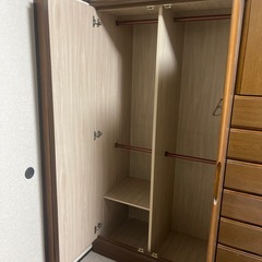 木製タンス ブラウンの画像