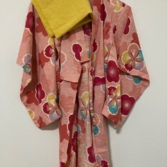 女児　浴衣・帯セットの画像