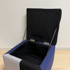 美品　オットマン スツール 収納スツール 収納ボックス BOXスツール モダン 椅子の画像