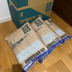 紙製のネコ砂　3袋