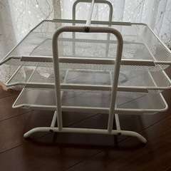 IKEA　イケア　レタートレイ　白　　の画像