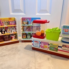 コンビニごっこ、おままごとセット