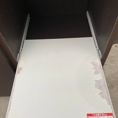  EJ563番✨キッチンカウンター リディア2 80CT　キャスター付きの画像