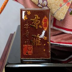 【手渡しのみ】【美品】京雅 京童作 ガラスケース付 日本人形 市松人形 骨董 アンティークの画像