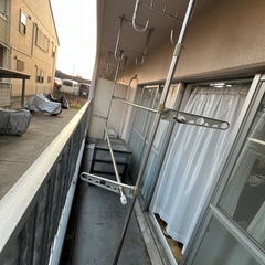 (取引中)物干し竿を設置するスタンド
