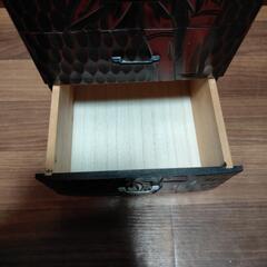 値下げ！昭和レトロ小物入れタンスの画像