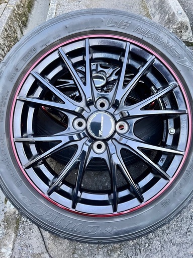 Precious hm01 15インチ4.5J＋45 DUNLOPル・マン5 165/55/15