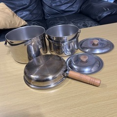 クッカーセット　キャンプ用品　サウスフィールド