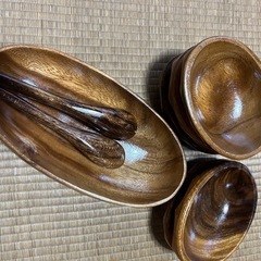 新品　木皿他の画像
