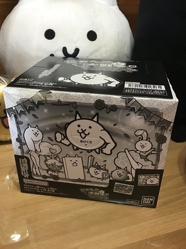 ※売れました※にゃんこ大戦争ウエハース＋6 　 20個入新品未開封BOX (食玩) 　新品未開封　ホログラムカード　バンダイ　ポノス
