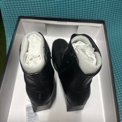 ページボーイ ストレッチタイトショートブーツ ブラックラージサイズの画像