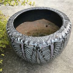 【最終値下げ・美品】睡蓮鉢・水鉢・火鉢