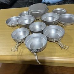 クッカー　3点キャンプ用品