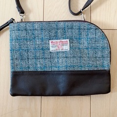 Harris Tweedショルダーバッグ 約20cm