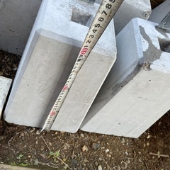 羽子板付沓石 30cm 2個の画像