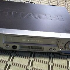 未チェック　HITACHI　ビデオデッキ　リモコン無　現状