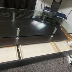 ガラス　センターテーブルの画像