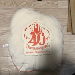 ディズニー40周年記念クッションの画像