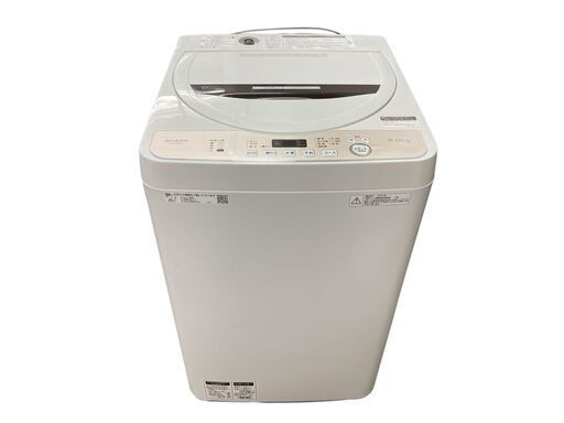 SHARP/シャープ 6kg 洗濯機 2020年製 穴無し槽 ES-GE6D-T 基本