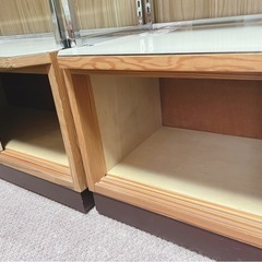 残り7台♪収納 棚 キャスター ラック レトロ ビンテージ 什器 ステンレス 木製の画像