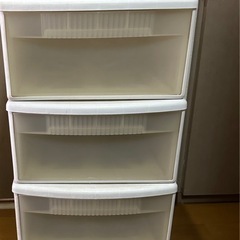 プラスチック収納ケース4段