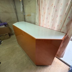 店舗備品 ライト付き展示台 大型家具 展示会やショーケース等にの画像