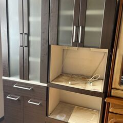 【無料】食器棚 お譲りします（引き取り限定）の画像
