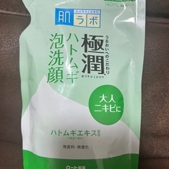 極潤　　泡洗顔