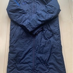 NIKE STORM-FIT ミッドフィル ロング　ダウン　 ジャケット 709740 410 ベンチ コート　ネイビー　ナイキ　フットサルの画像