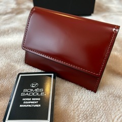 未使用ソメスサドル日本製コードバンカード入れ付きコインケースカー...