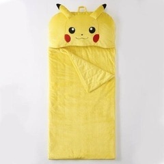 ピカチュウの寝袋 子供用 ポケモンの画像