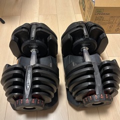 可変式ダンベル40キロ×2&インクラインベンチ