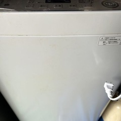 2020年 sharp 洗濯機6kg　の画像