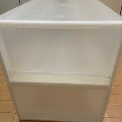 無印良品 ポリプロピレンクローゼットケース 引出し式　大 2個