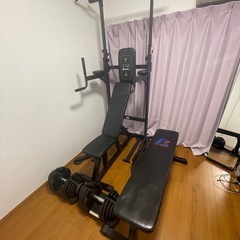 チンニングスタンド　インクラインベンチ　可変式ダンベル　トレーニ...