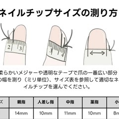 ネイルチップの画像
