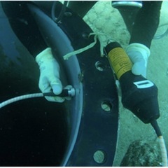 潜水士　プラント内メンテナンス　ゴルフボール回収　関東の画像