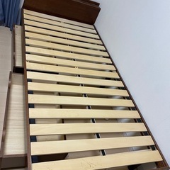 取引決定)引き出し2個つきシングルベッド
