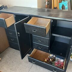 【無料】収納棚（２個セット） お譲りします（引き取り限定）の画像