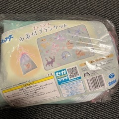 [最終値下げ　新品未使用]ポケモン　プレミアム巾着付ブランケット