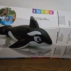 INTEX シャチ 浮き輪 ホエールライドオン プール 海 ハン...