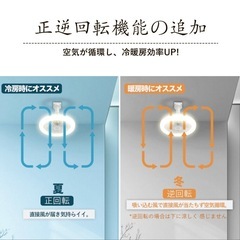 シーリングファンライト led ファン付き照明 シーリングファン E26 扇風機 24W 100W相当 天井ライト 照明器具 省エネ 正逆回転切り替え 無階段調光調色 風量3階段調整 DCモーター タイマー機能 角度調整 空気循環の画像
