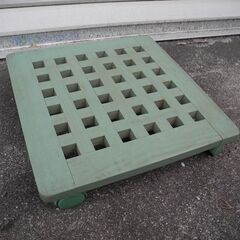 観音寺 格子状 台車 小型 コロ カート 移動 中古品の画像