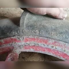 オーツ　耕運機用　タイヤ　（おそらく）左右2本セットの画像