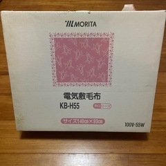 電気毛布②
