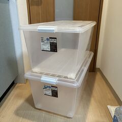 ニトリ　衣装ケース　奥行き７４cm ×２　材質：ポリプロピレン　...