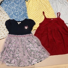 90サイズ　子供服　ワンピース9点セットの画像
