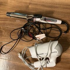 ヘアアイロンとドライヤーをお譲りします